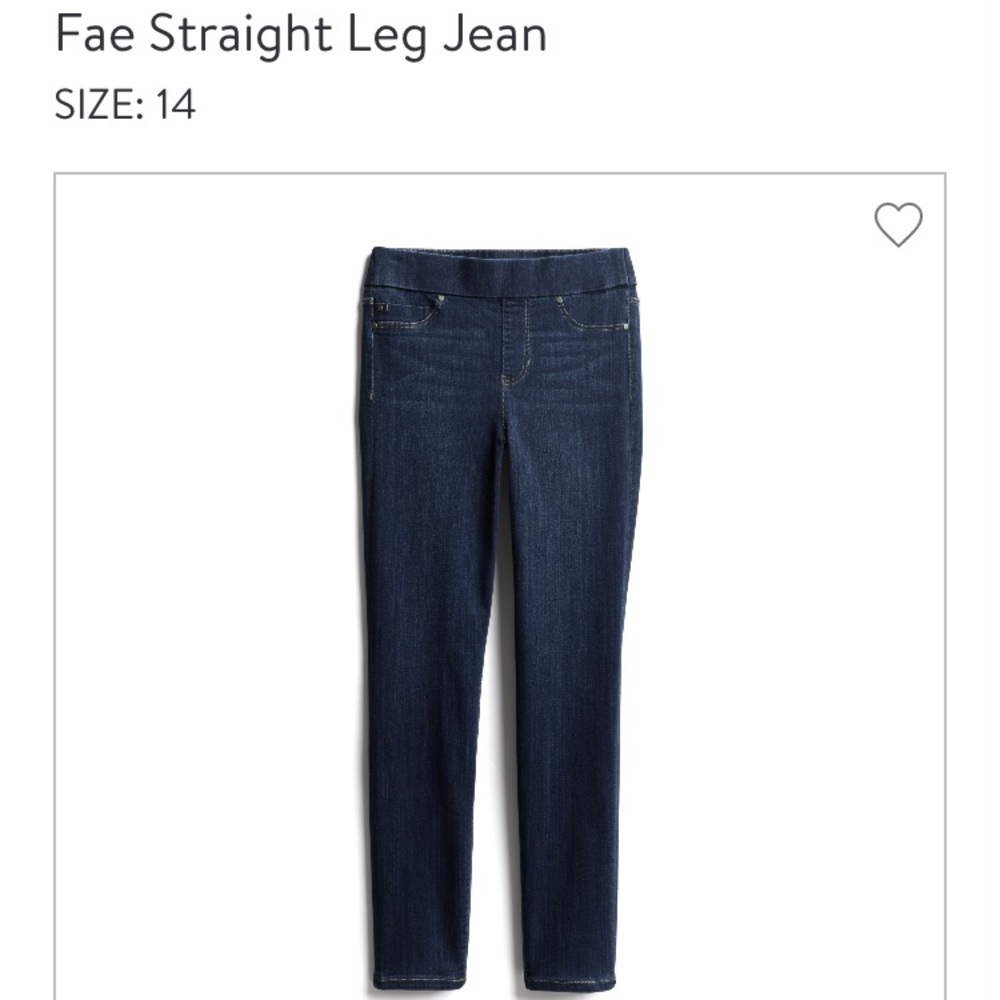 Liverpool Fae Straight Leg Jean, Size 14